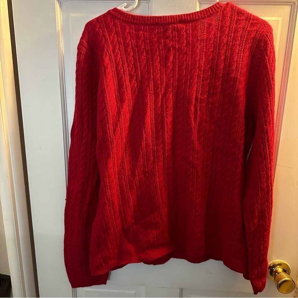 Red Talbots Sweater - Picture 4 of 6